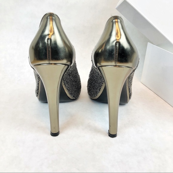 GIVENCHY | Calf Leather Sparkly High Heeled Shoes - Picture 2 of 3